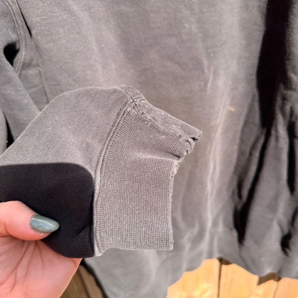 Vintage Nike Men's Charcoal Crewneck Sweatshirt Size 2X